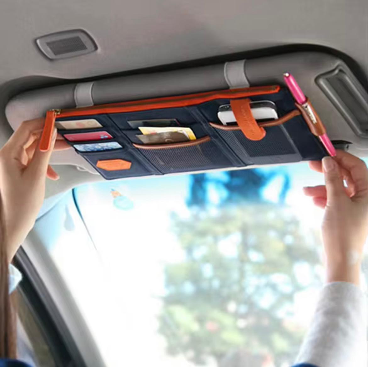 Car sun visor Accessories organizer