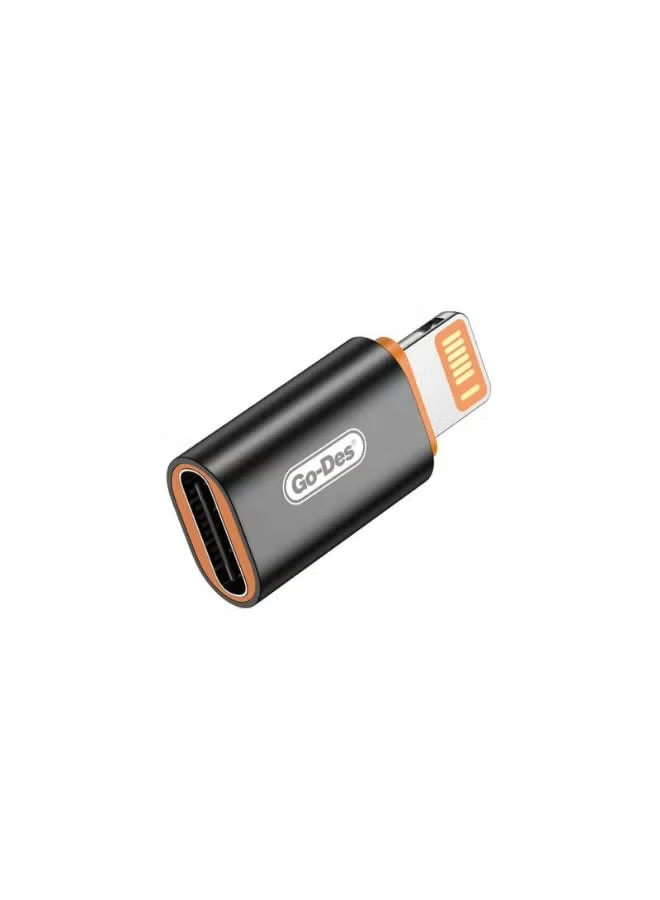 Go-Des GD-CT064 Lightning to USB-C Adapter product view