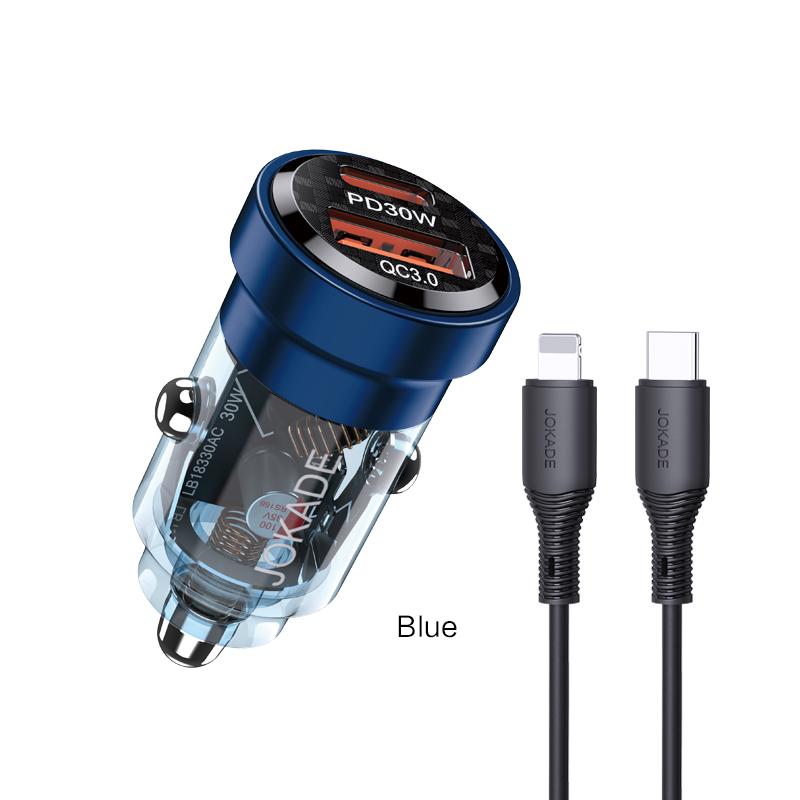 48W Car Charger + Free iphone cable