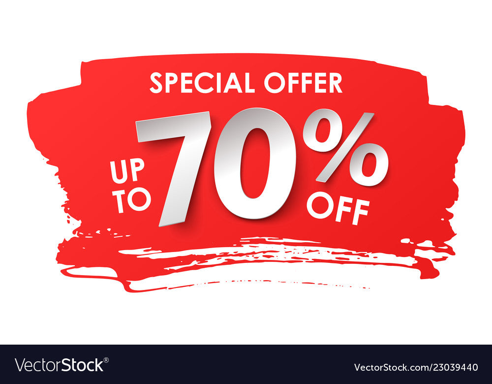 70% DISCOUNT