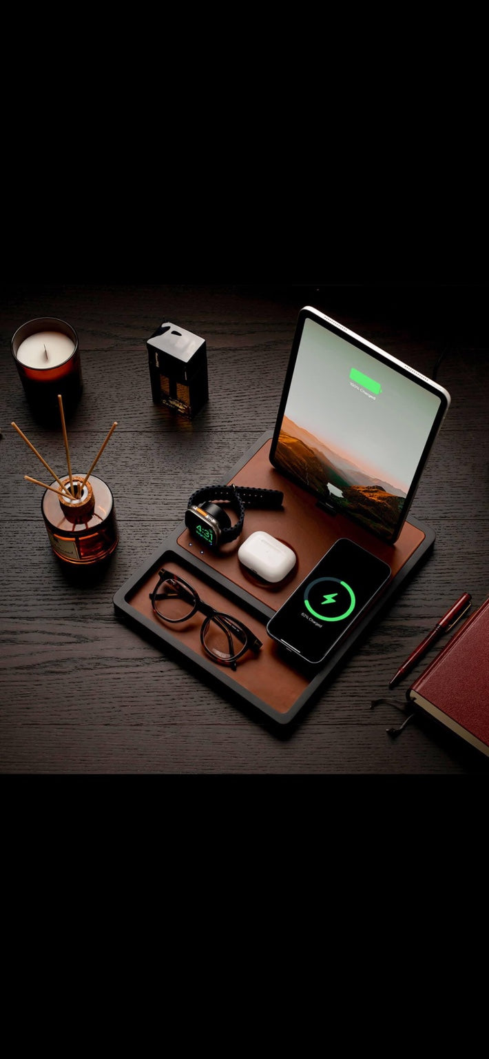 Premium multi-device charging station for phones, tablets and smartwatches | Eco2energy Bahrain