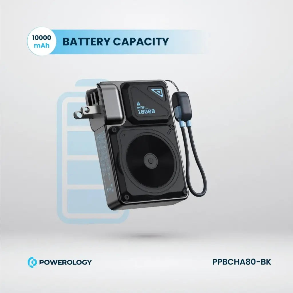 Powerology 10000mAh Wall Charger MagSafe Power Bank