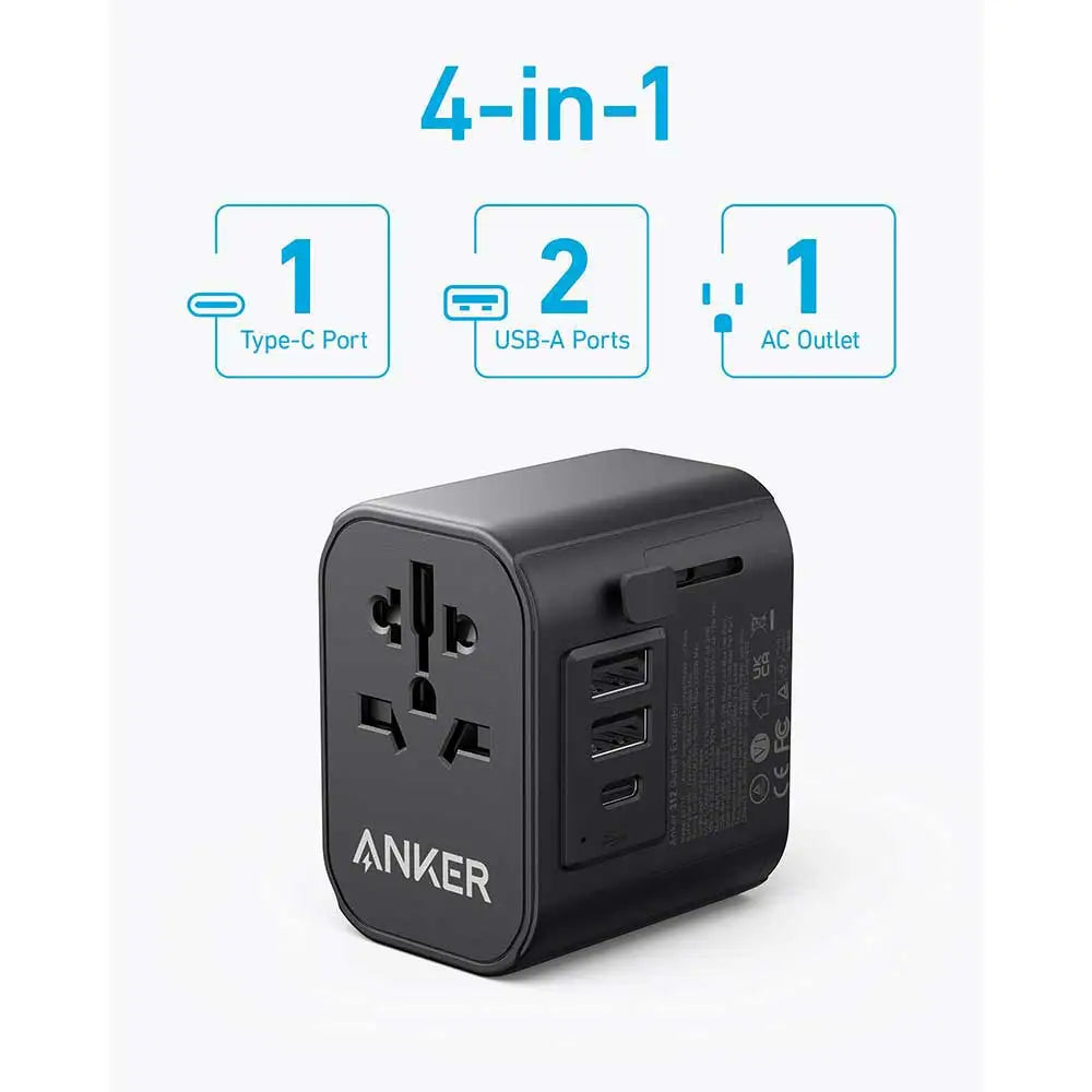 Anker Travel Adapter (4 in 1) A9212K11