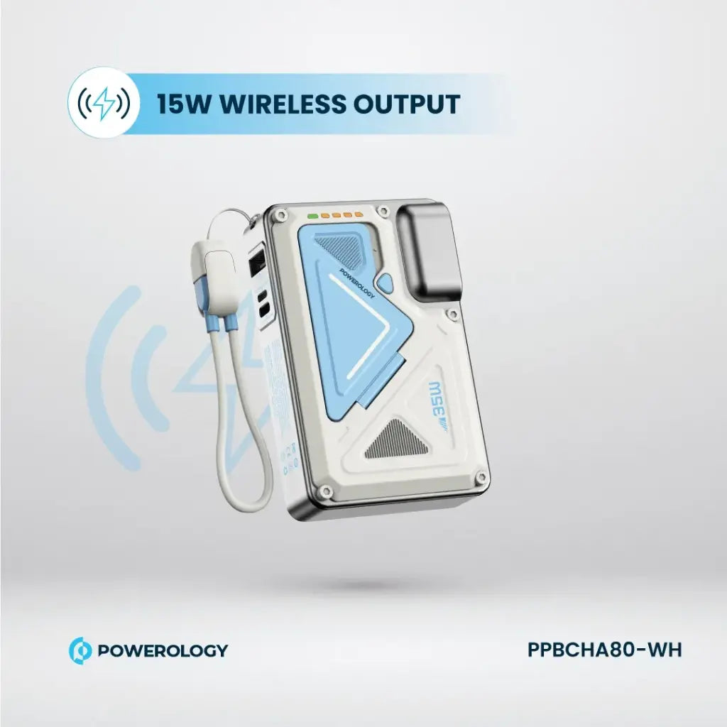 Powerology 10000mAh Wall Charger MagSafe Power Bank