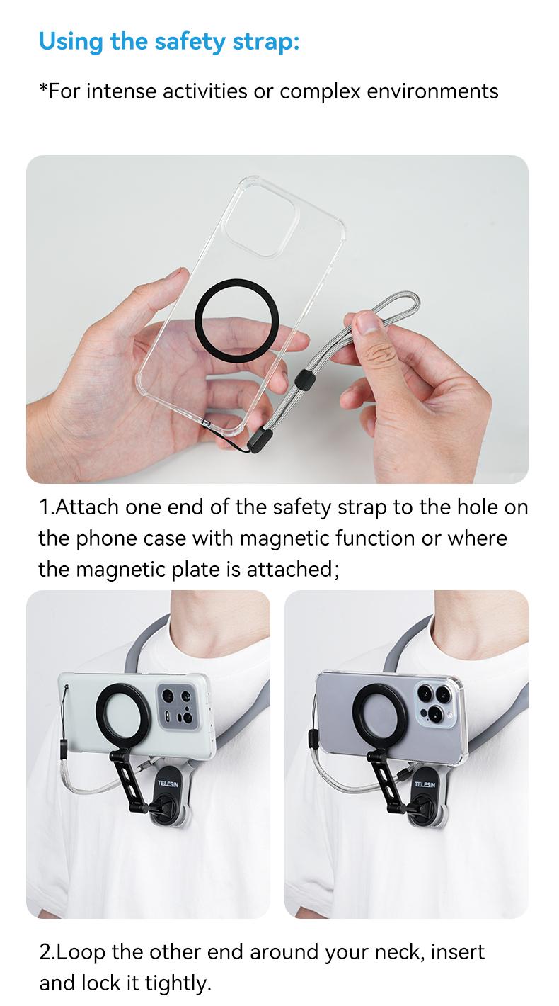 TELESIN SMARTPHONE MAGNETIC NECK HOLDER MAX
