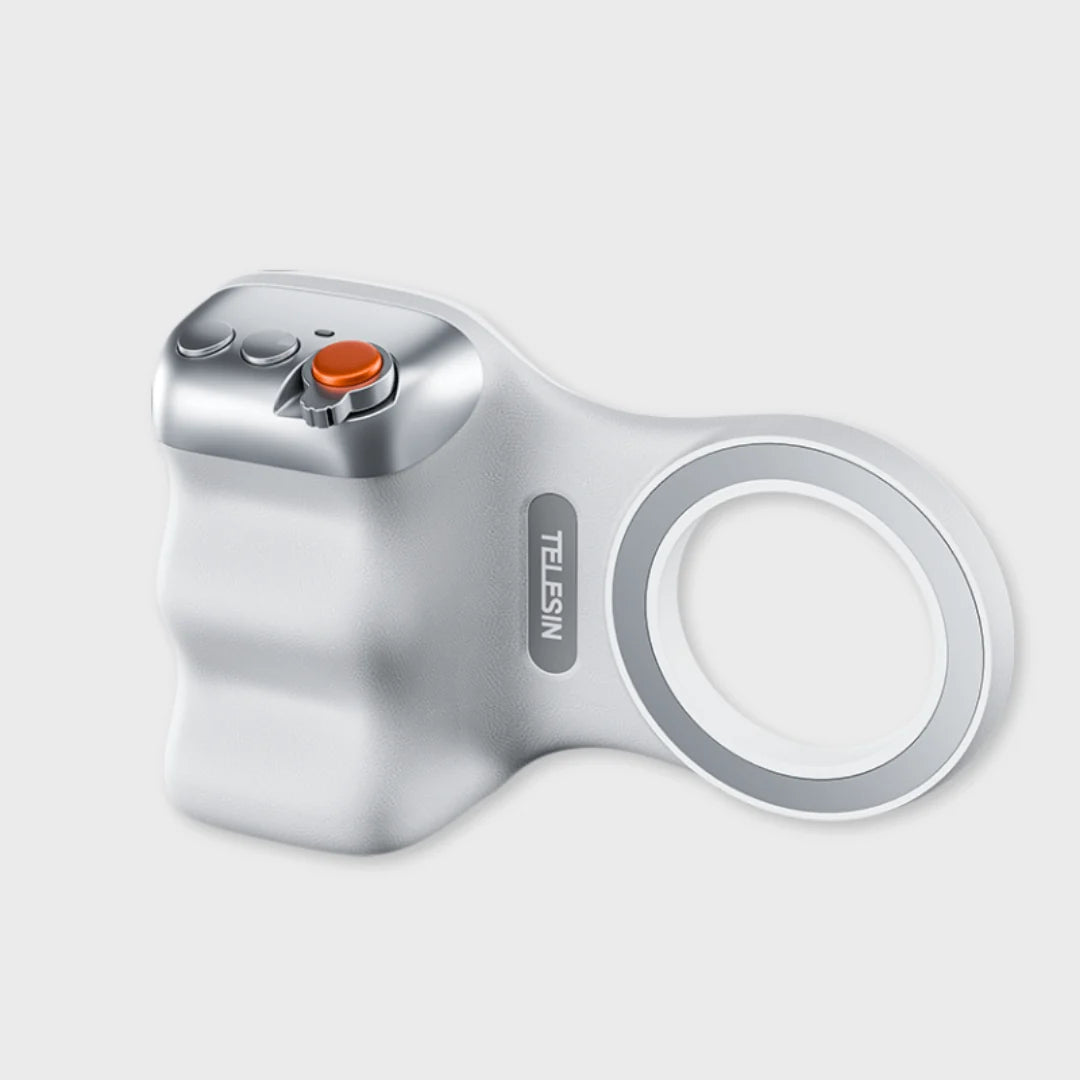 TELESIN Fun Shot Magnetic Grip 2 White