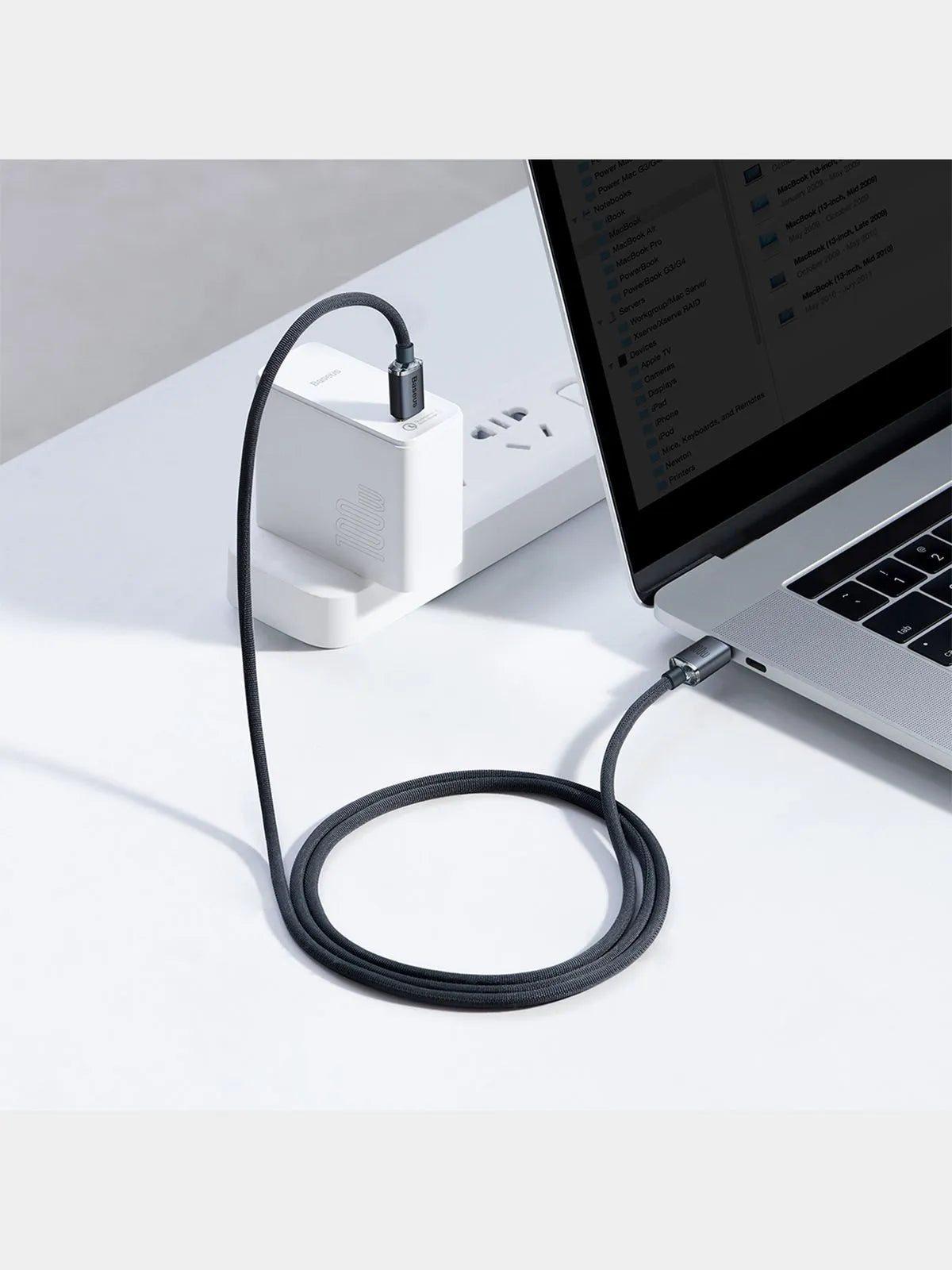 Baseus Crystal Shine Series Fast Charging Data Cable Type C to Type C 100W