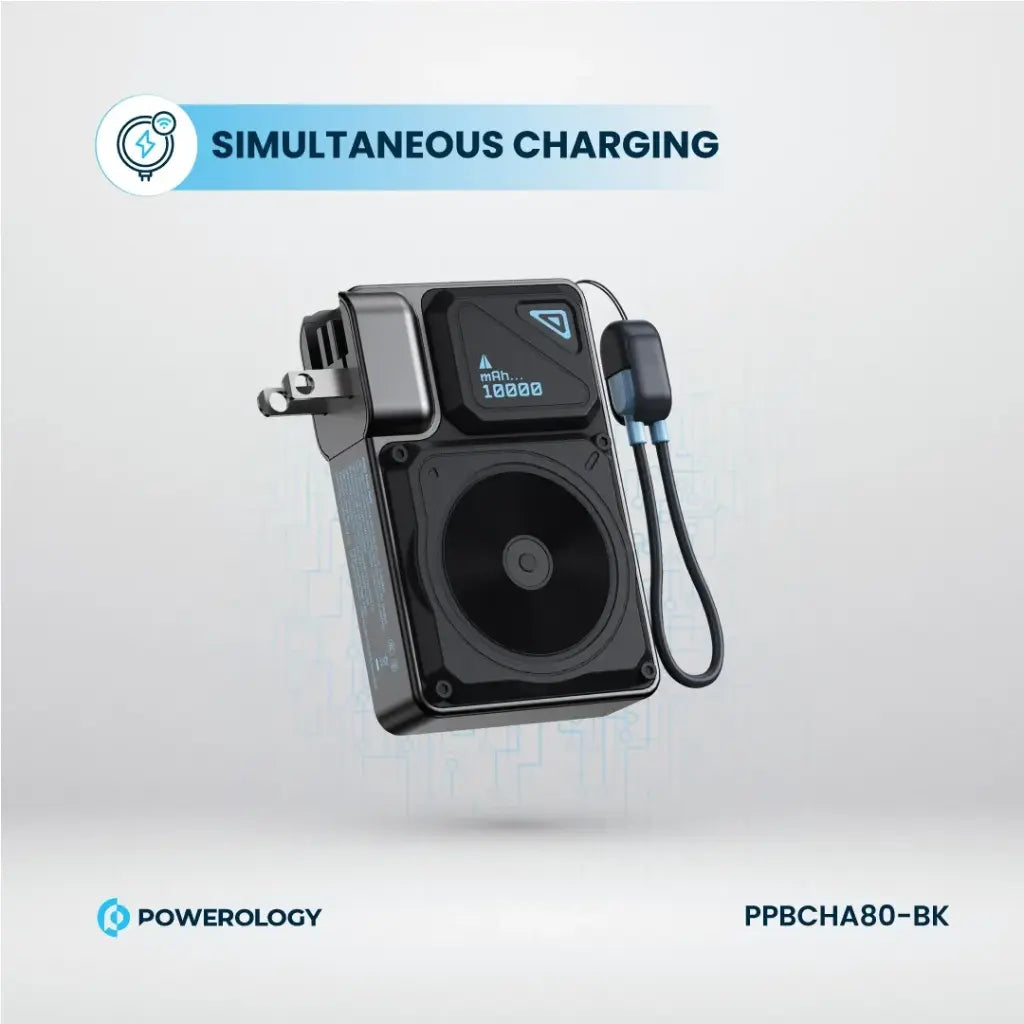 Powerology 10000mAh Wall Charger MagSafe Power Bank