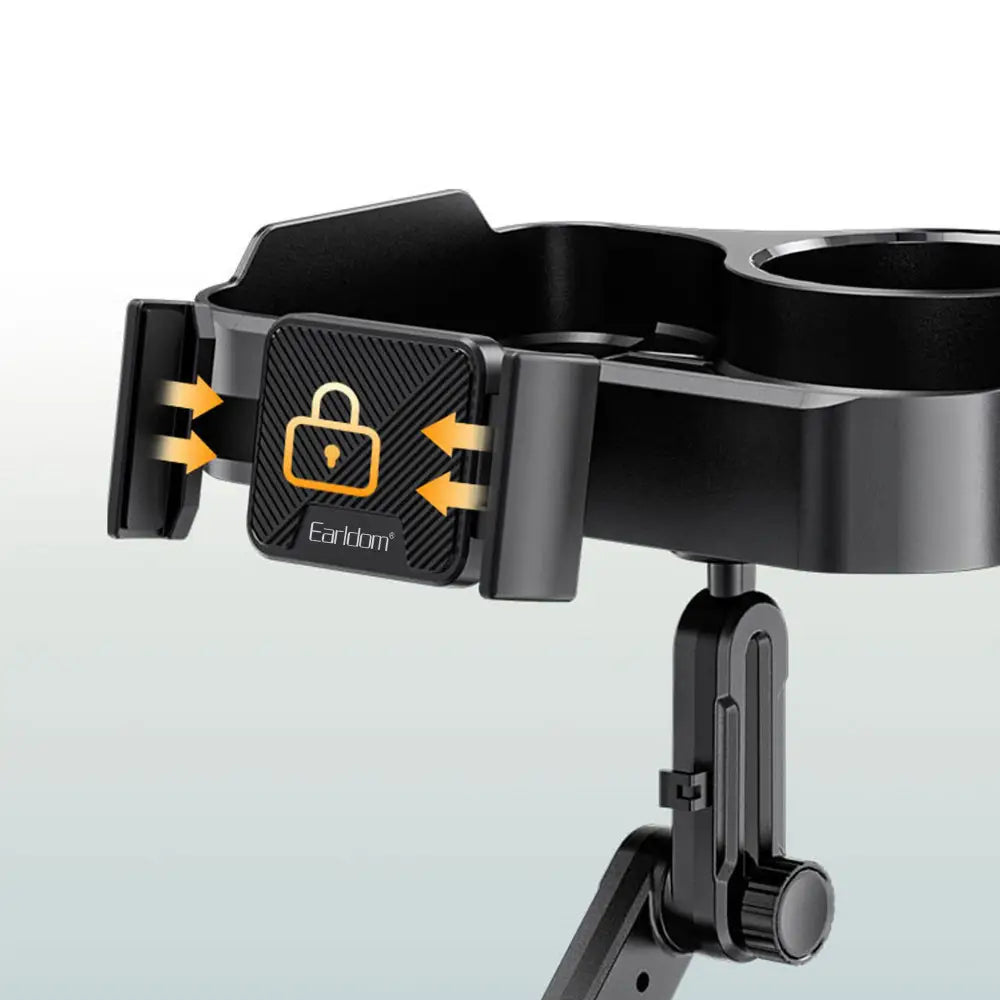 Earldom 4-in-1 Car Cup Holder Expander with Phone Holder & Food Tray