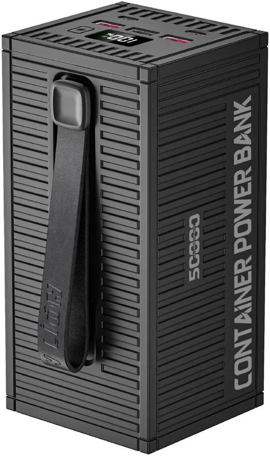 Green Lion - Container Power Bank,50000mAh, Black