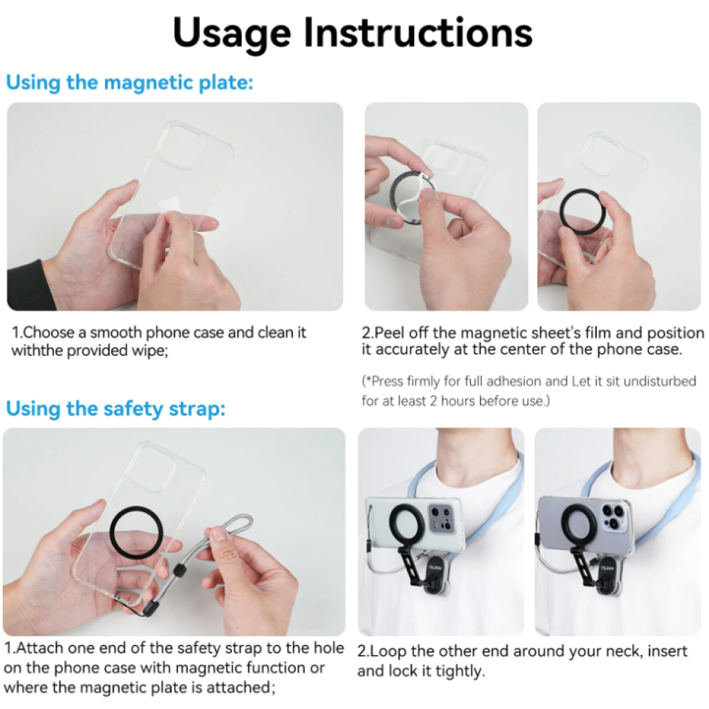 TELESIN SMARTPHONE MAGNETIC NECK HOLDER MAX