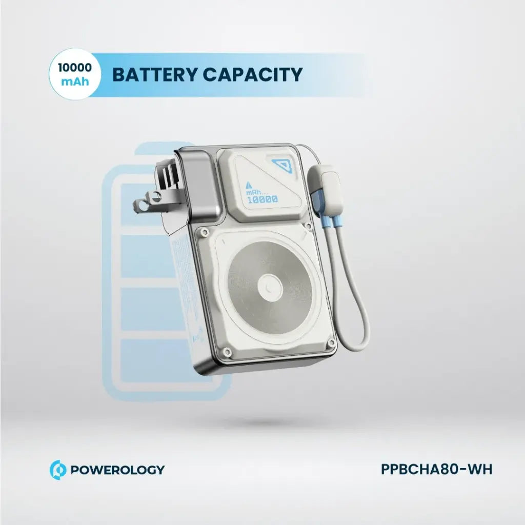 Powerology 10000mAh Wall Charger MagSafe Power Bank