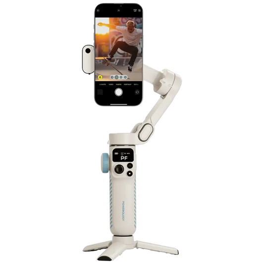 Powerology Magwave 3-Axis Magnetic Smart Phone Gimbal - White
