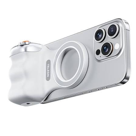 TELESIN Fun Shot Magnetic Grip 2 White