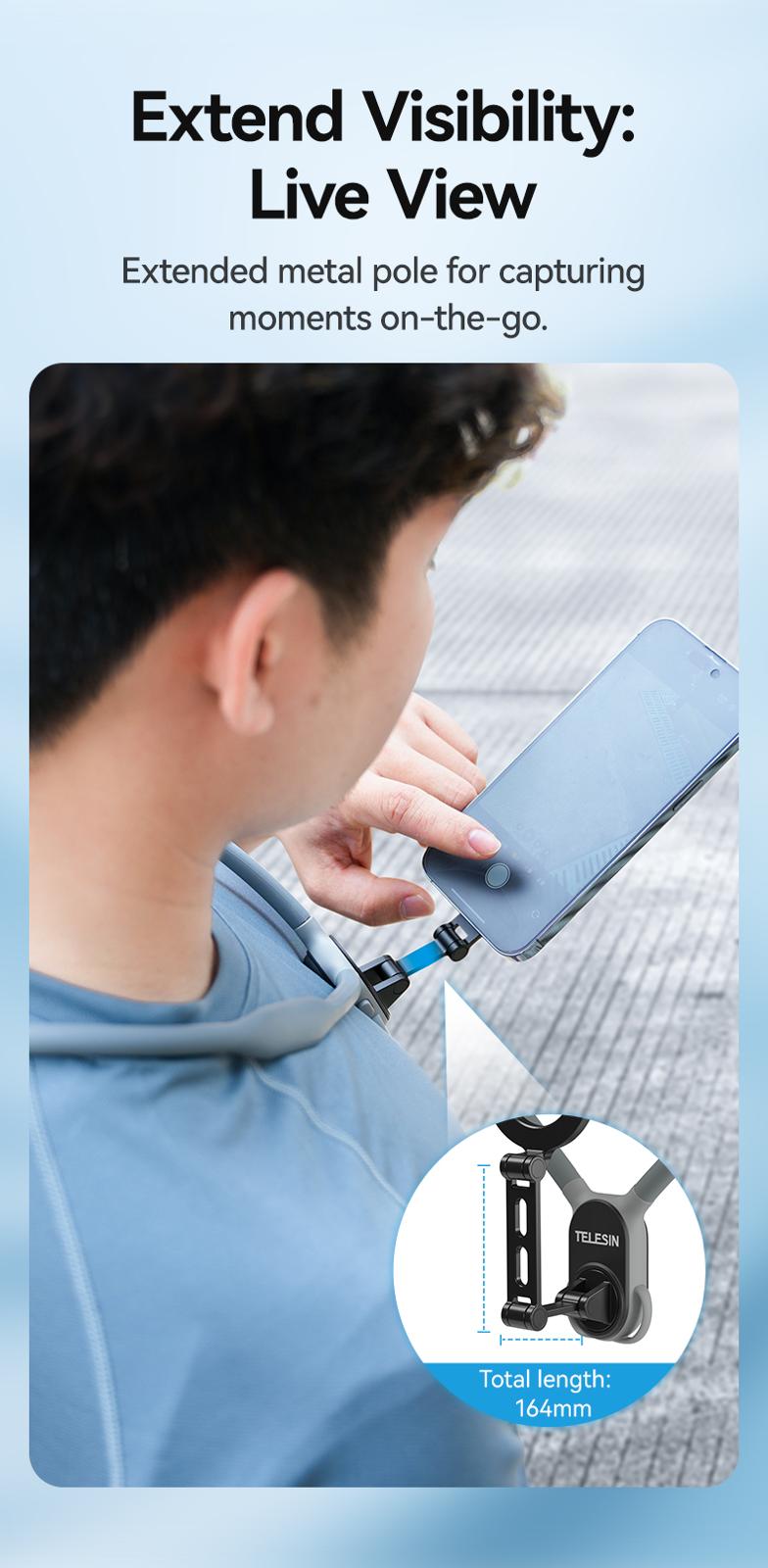 TELESIN SMARTPHONE MAGNETIC NECK HOLDER MAX