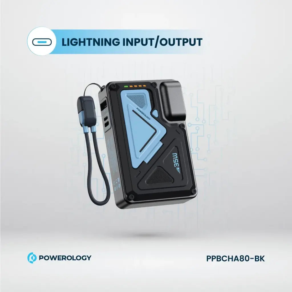 Powerology 10000mAh Wall Charger MagSafe Power Bank