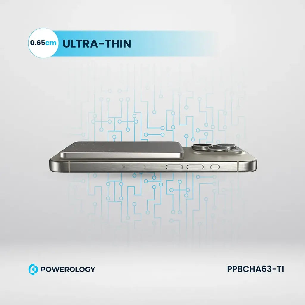 Powerology Ultra-Thin 5000mAh MagSafe Power Bank