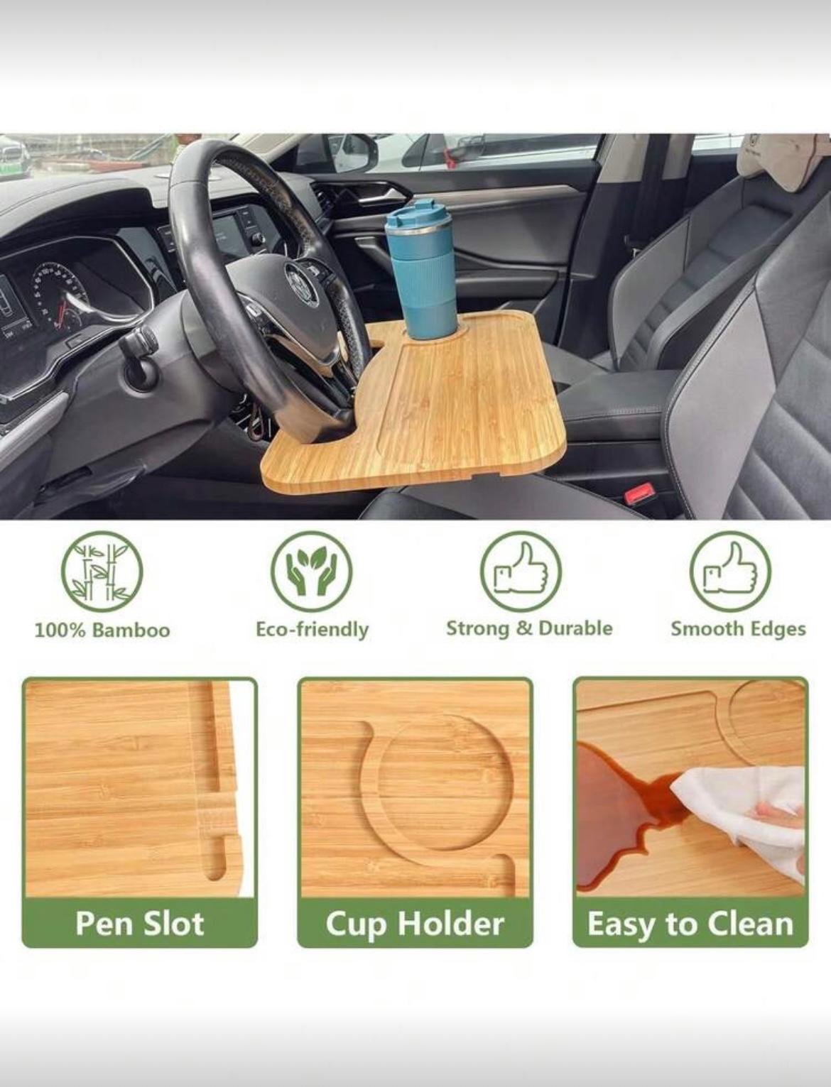 Steering Wheel Tray - Wooden