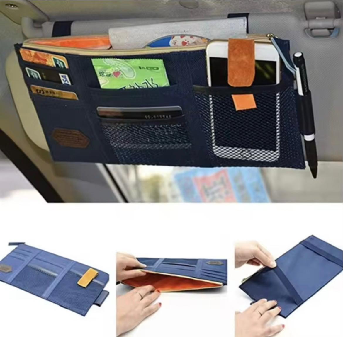 Car sun visor Accessories organizer