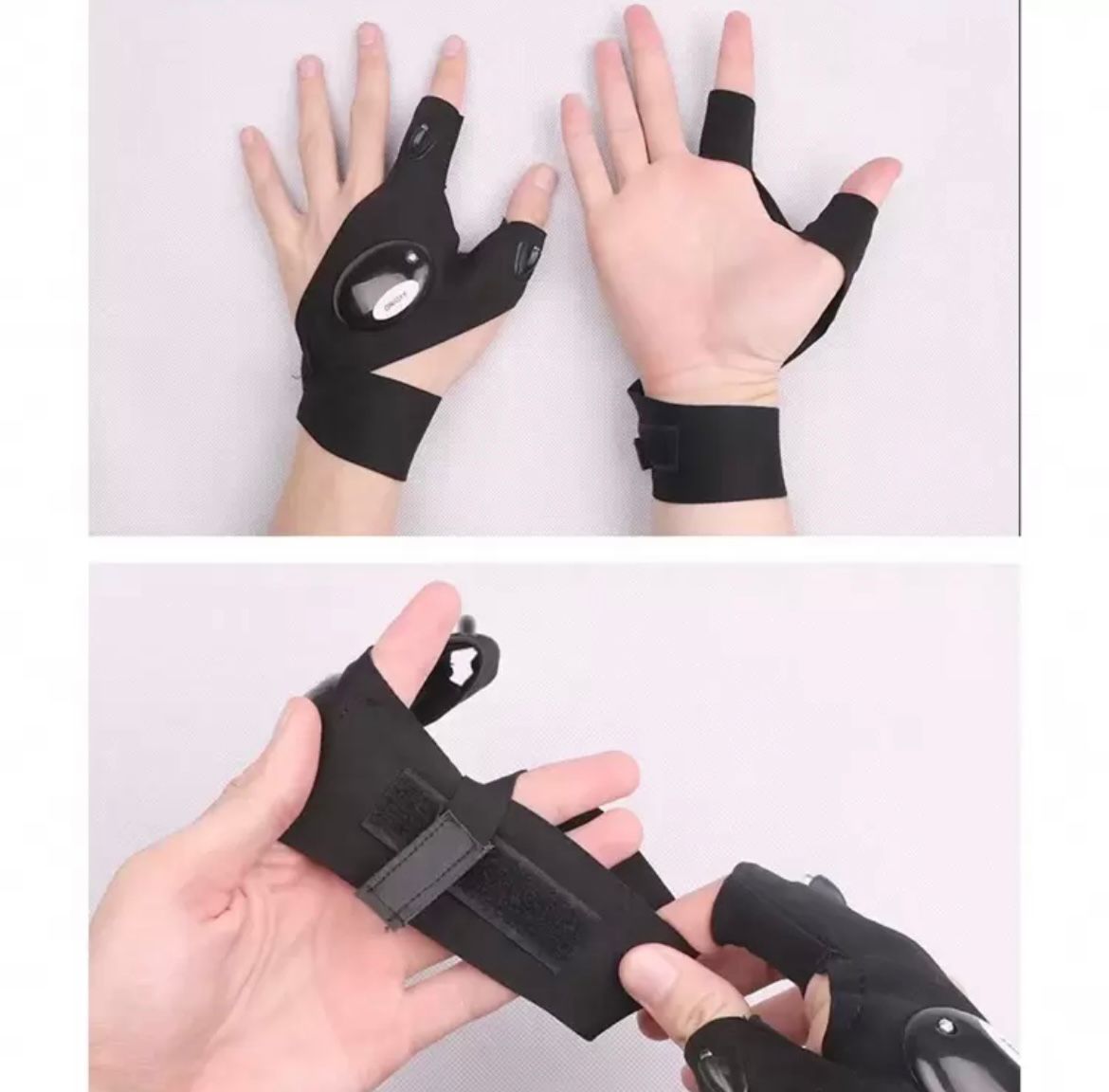LED Fishing gloves - Rechargeable