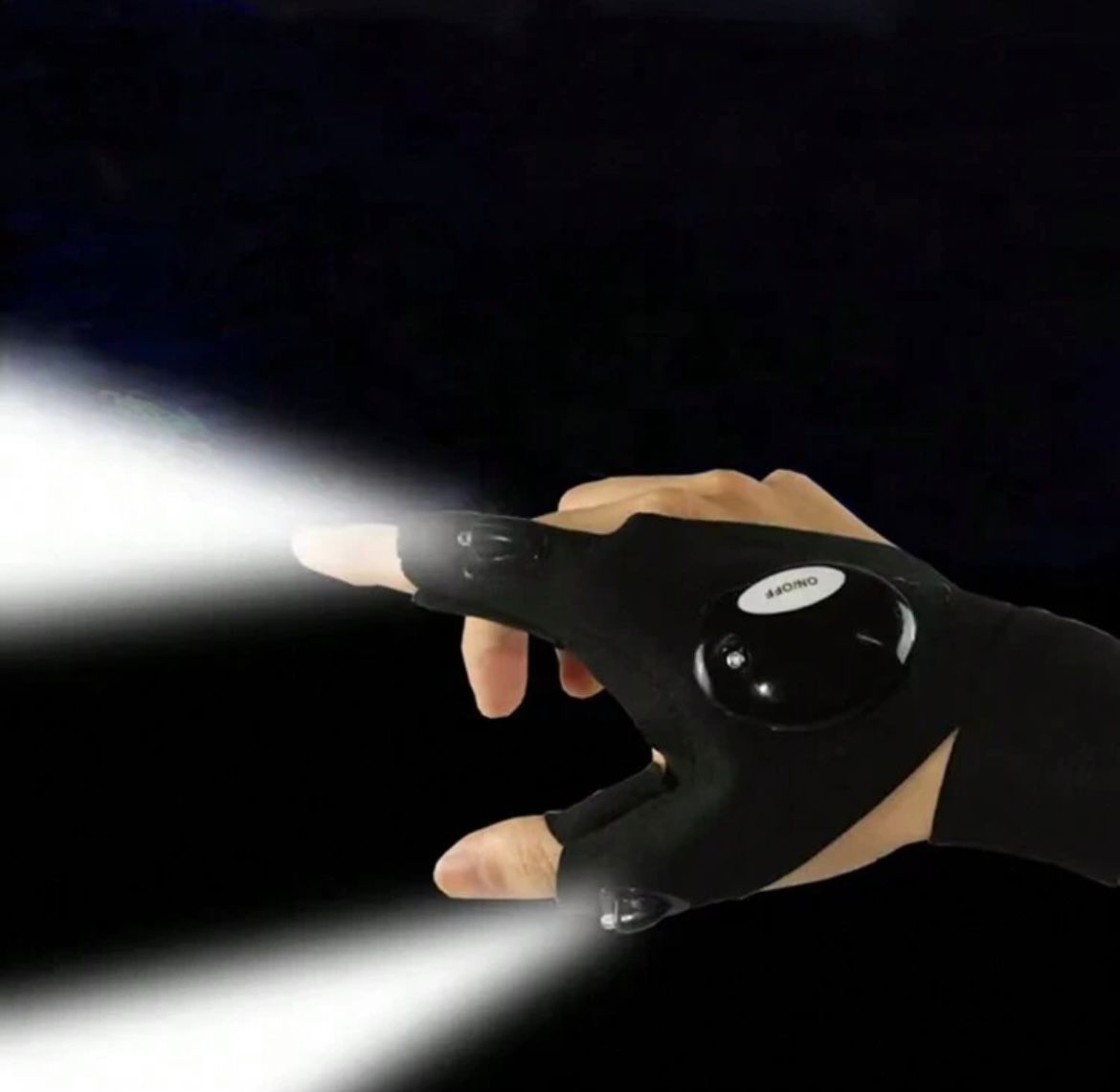 LED fishing gloves - Battery based