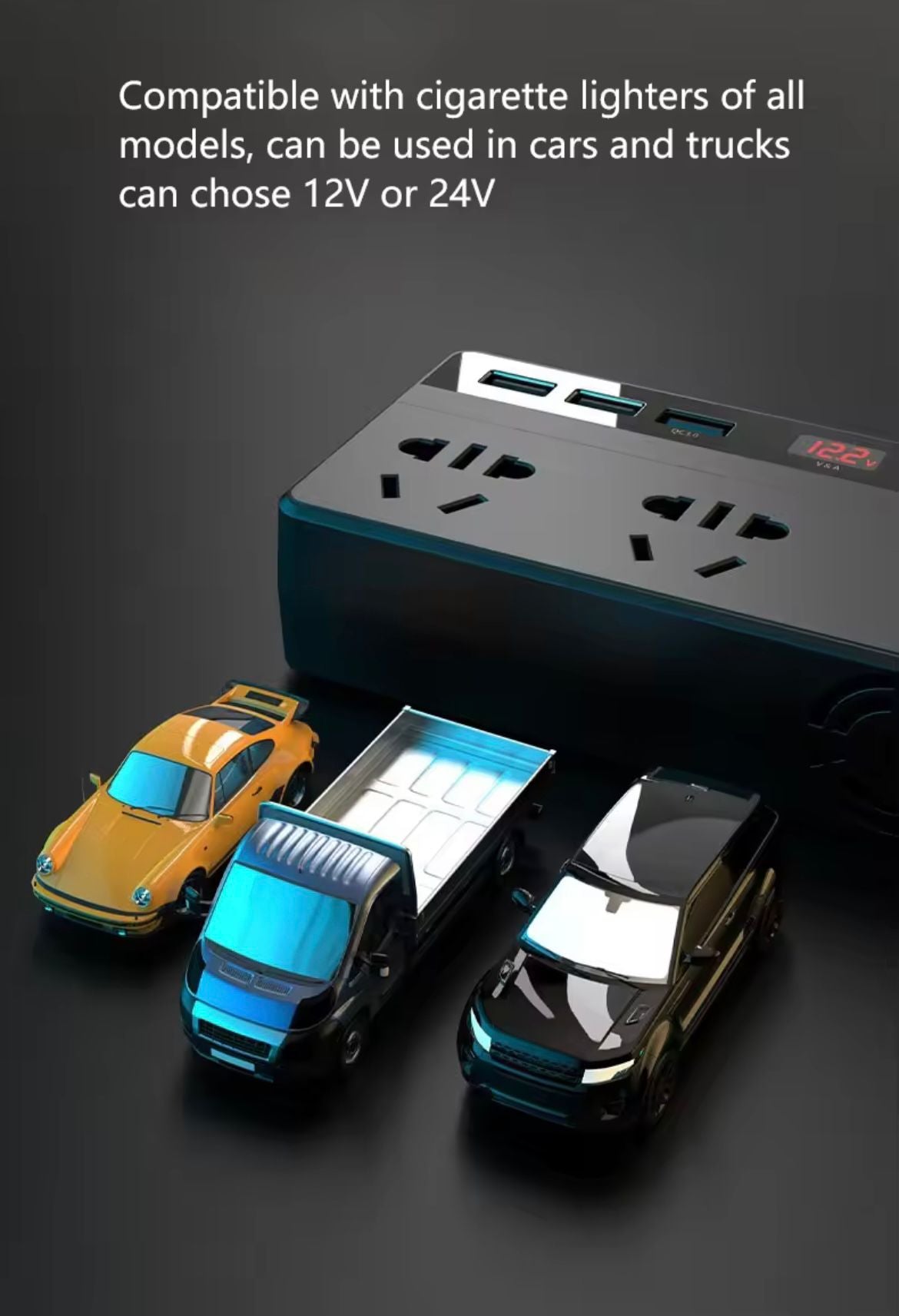 UK 200W Car Inverter