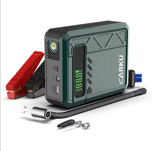 CARKU - Portable Car Jump Starter with Air compressor