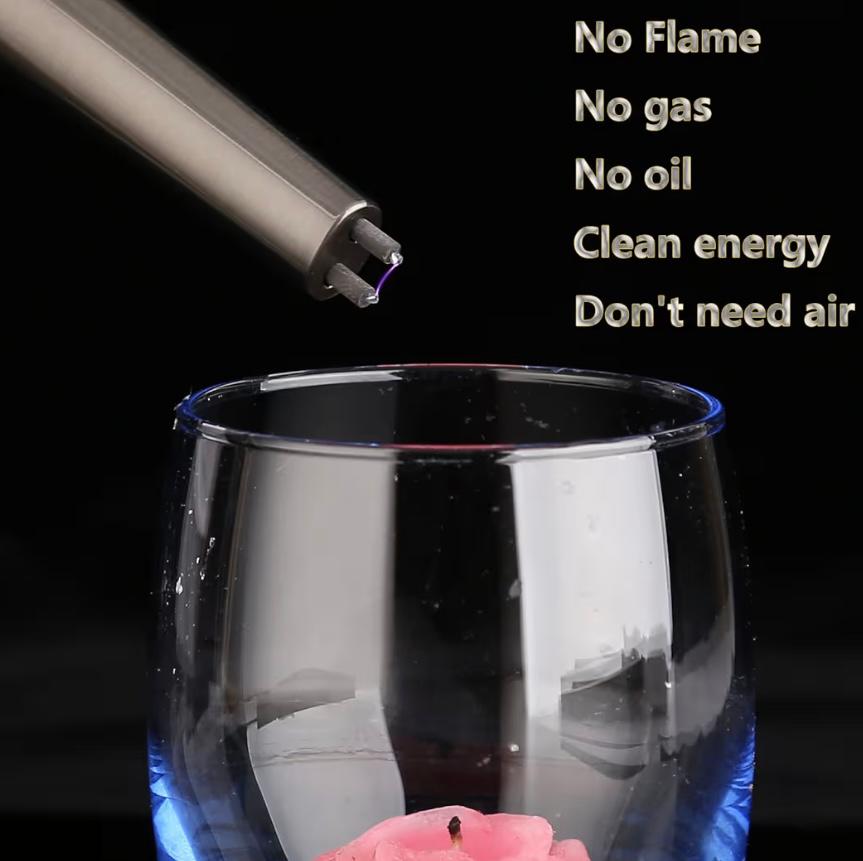 Luxurious Electric Lighter ,candle lighter,Windproof,  safety switch