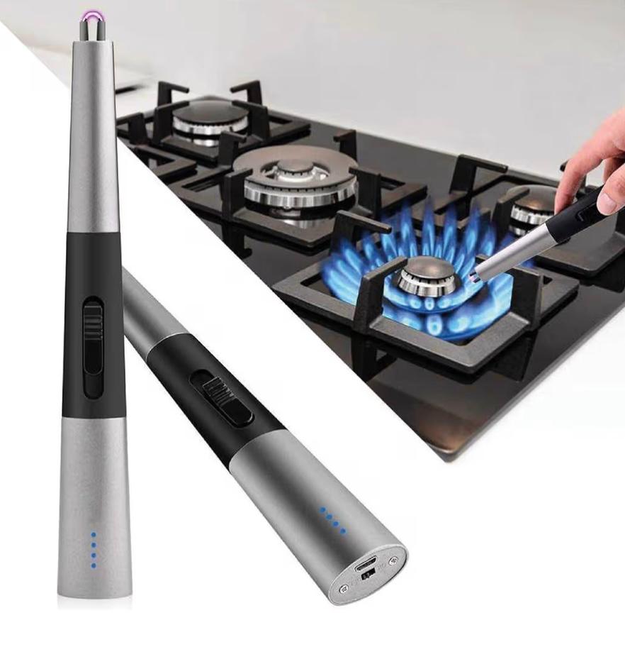 Luxurious Electric Lighter ,candle lighter,Windproof,  safety switch