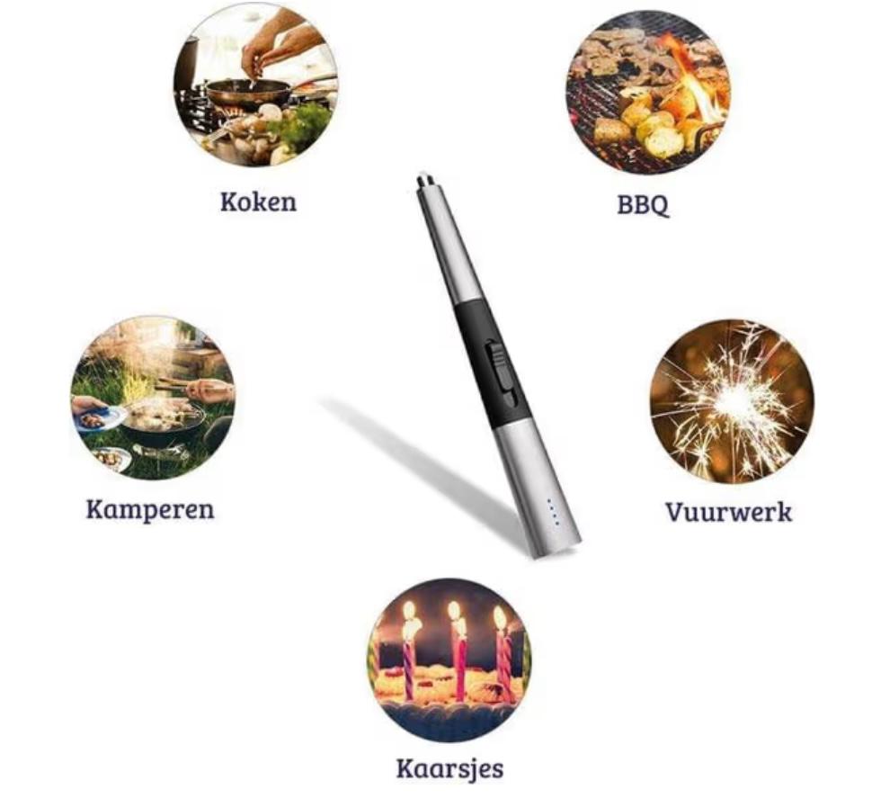 Luxurious Electric Lighter ,candle lighter,Windproof,  safety switch