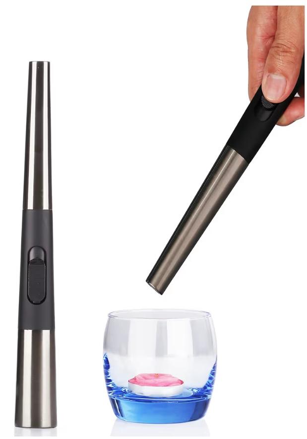 Luxurious Electric Lighter ,candle lighter,Windproof,  safety switch