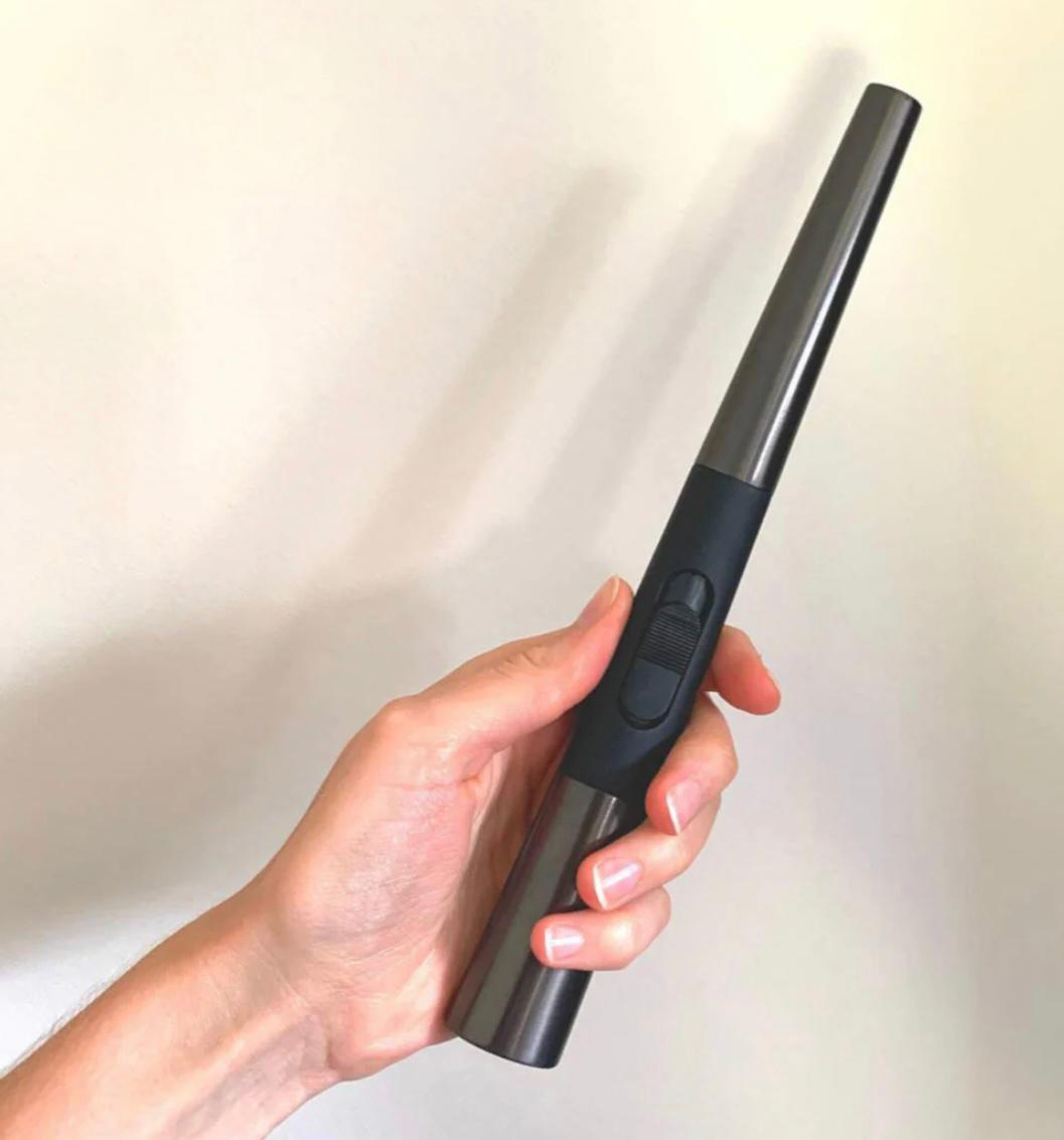 Luxurious Electric Lighter ,candle lighter,Windproof,  safety switch