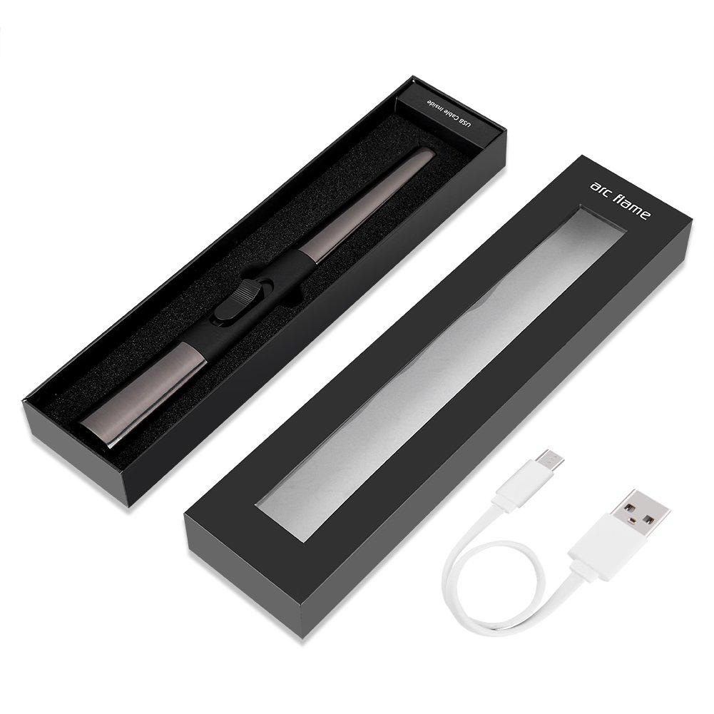 Luxurious Electric Lighter ,candle lighter,Windproof,  safety switch