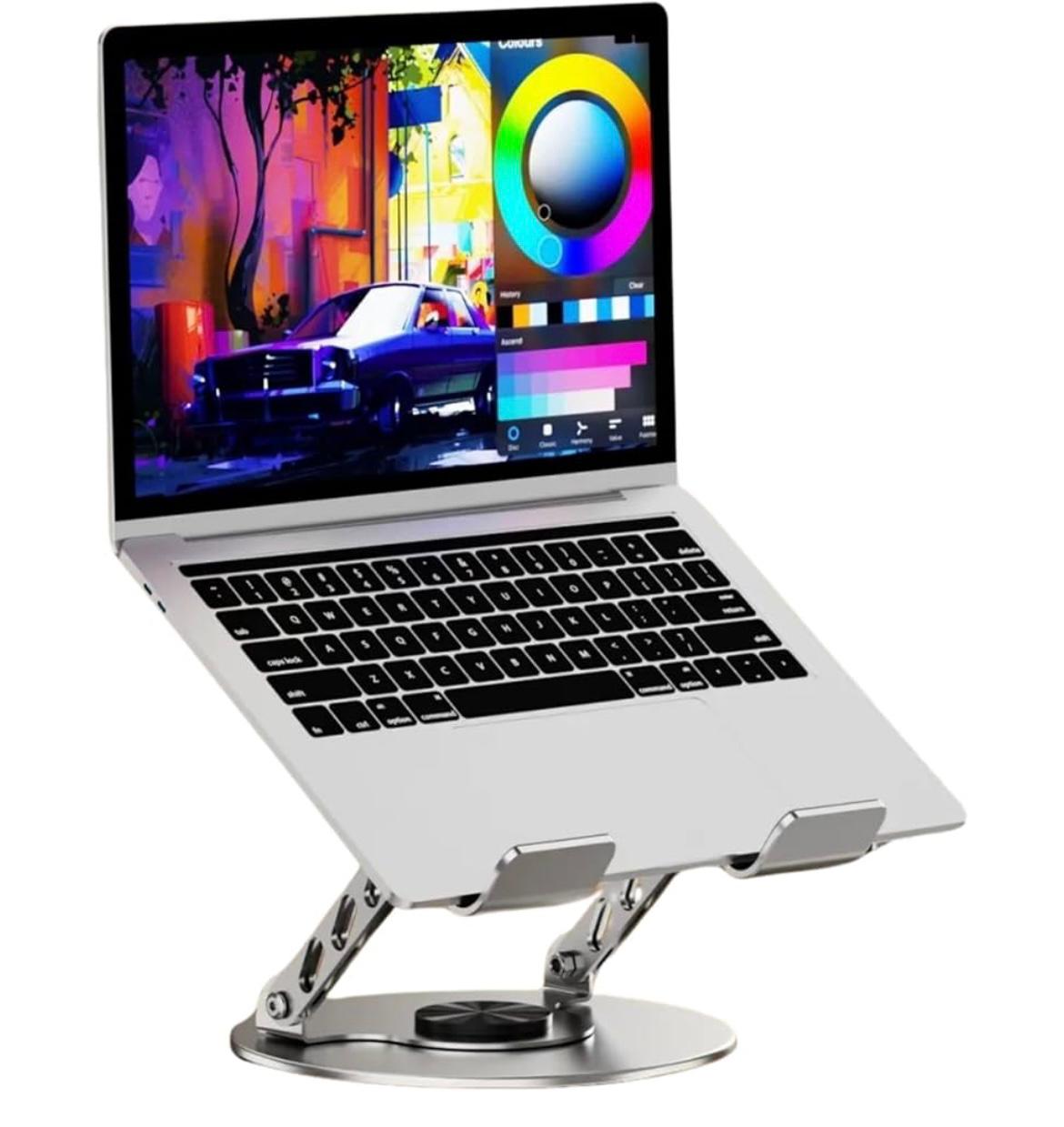 Laptop and tablet holder