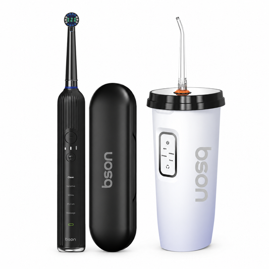 BSON Electric Toothbrush and Water Flosser Bundle