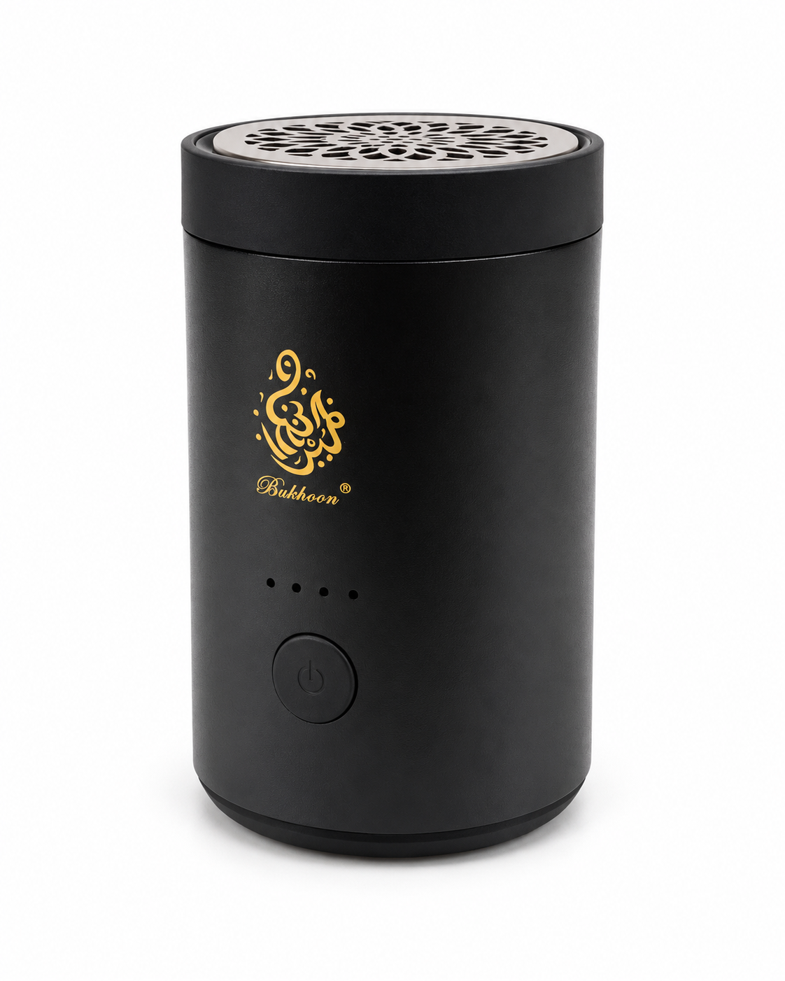 Bukhoon Mini Charcoal Oud Burner front view black electric bakhoor burner