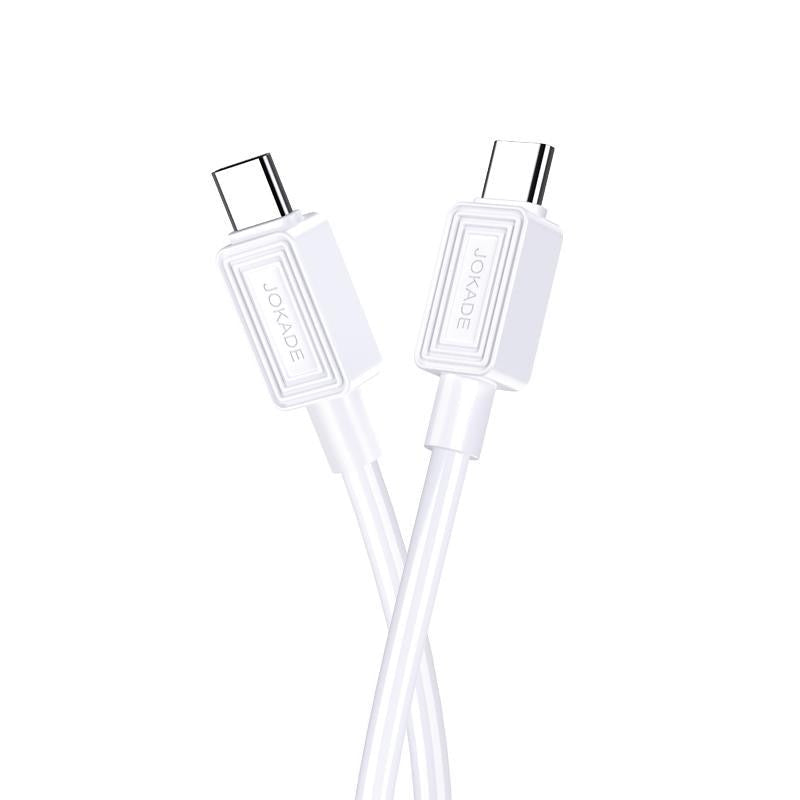 USB-C to USB-C 1M White Silicone 100W Fast Charging Cable