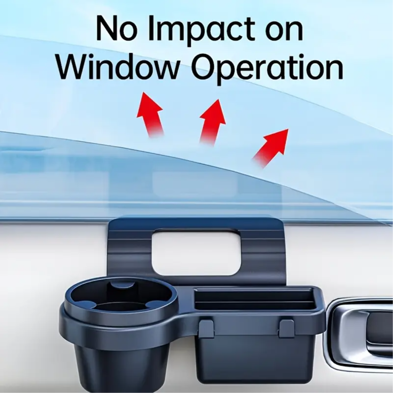 منظم سيارة مثبت على الباب ومصمم للسماح بتشغيل النافذة | Car organizer window operation