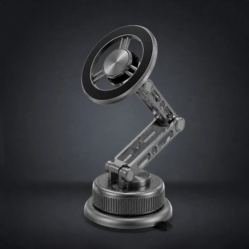 G198S foldable vacuum magnetic smartphone holder with secure suction base
