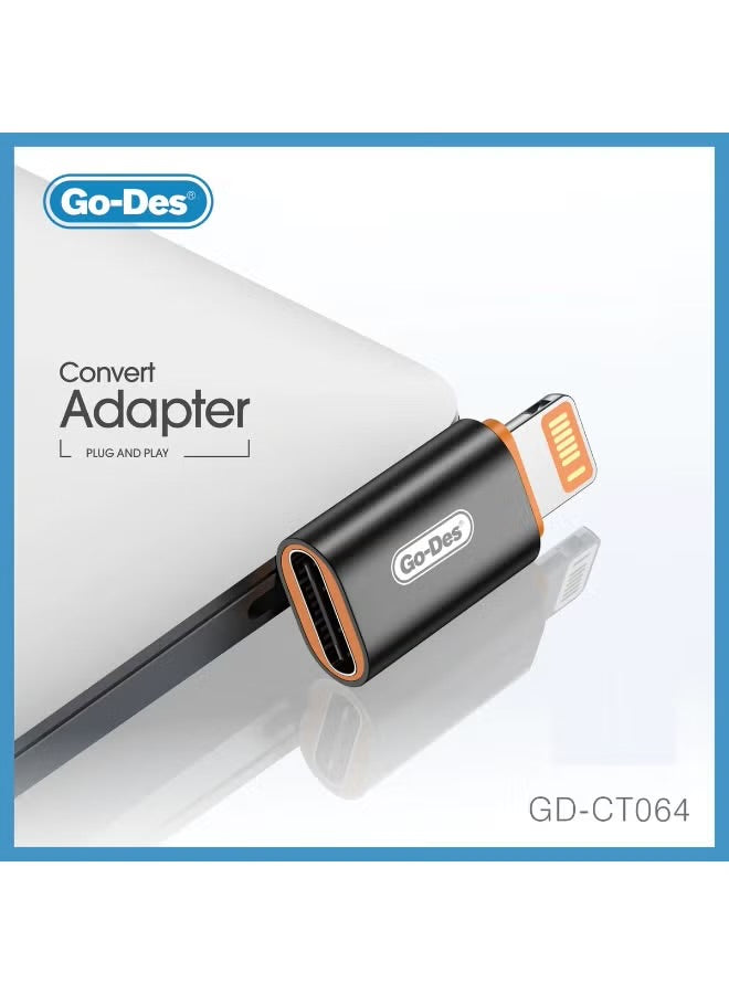 Go-Des GD-CT064 Lightning to USB-C Adapter