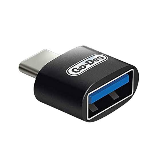 Go-Des GD-CT08 Type-C to USB OTG Adapter front view
