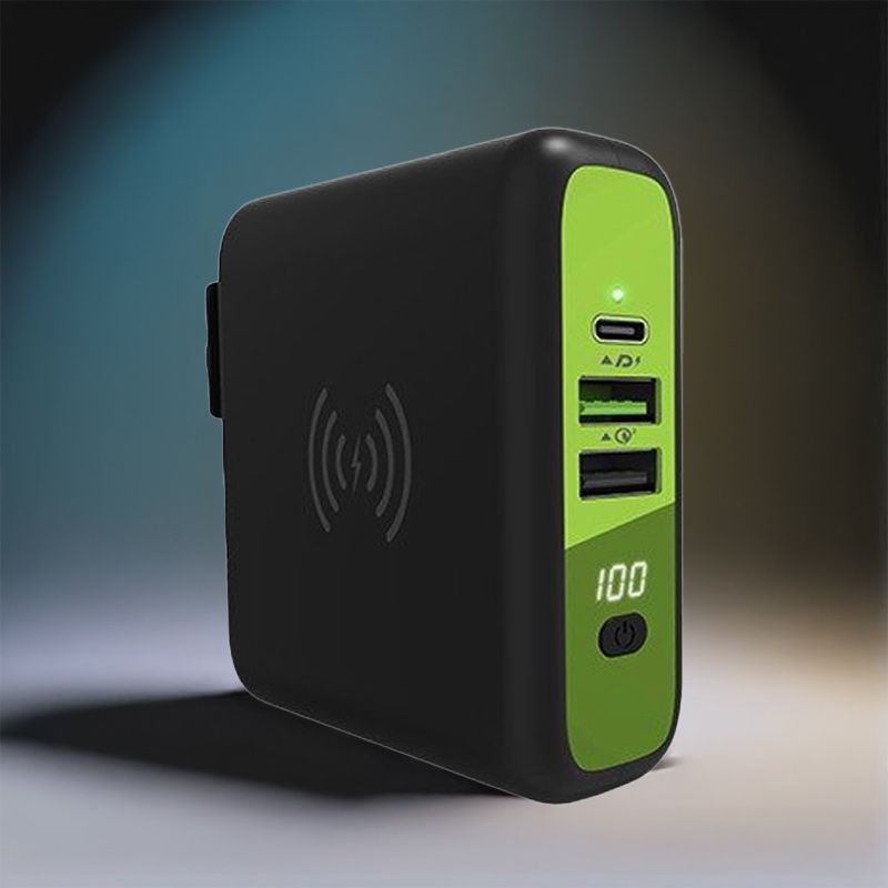 Goui Mbala 3 in 1 power bank wireless charger wall charger
