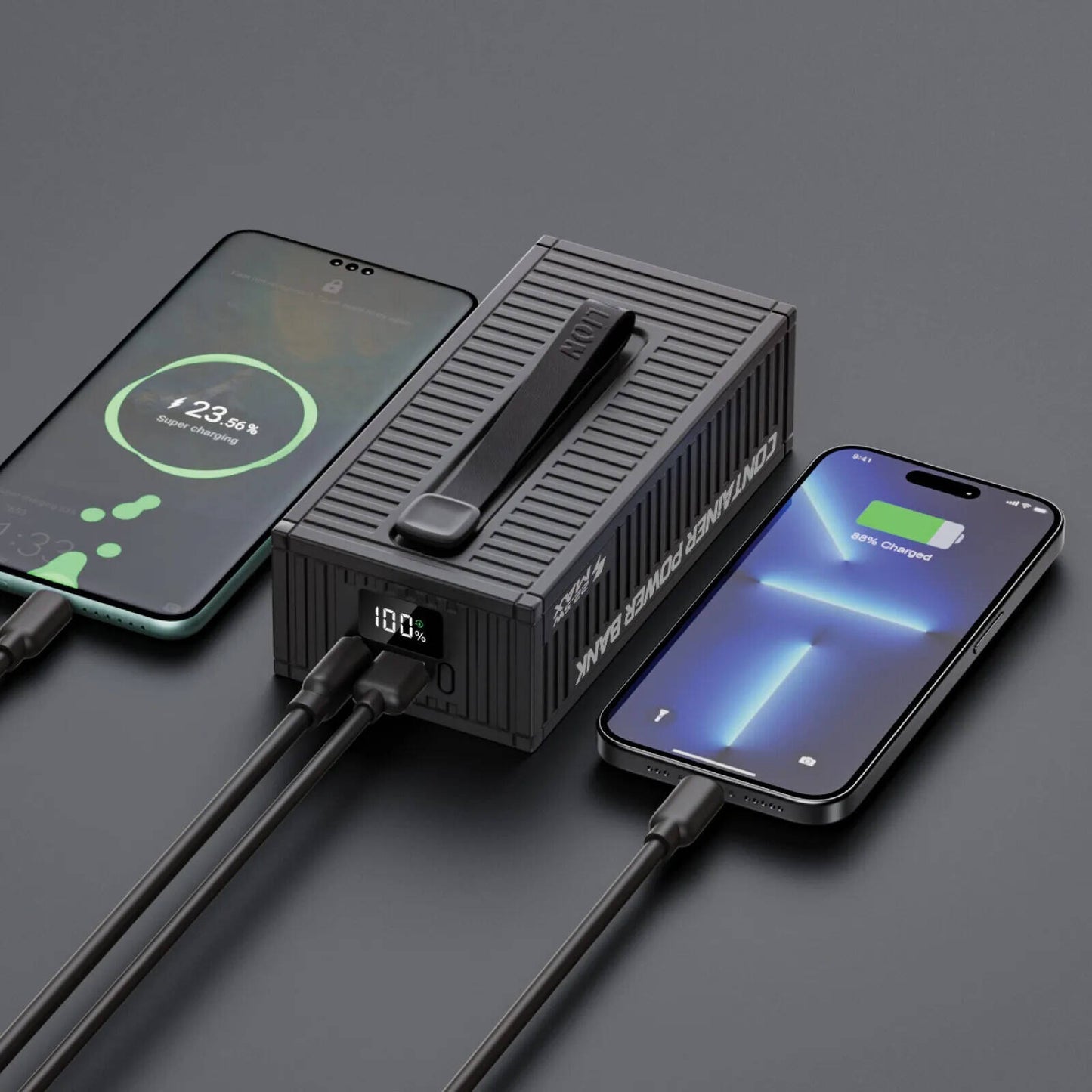 Green Lion Container 50000mAh power bank charging devices