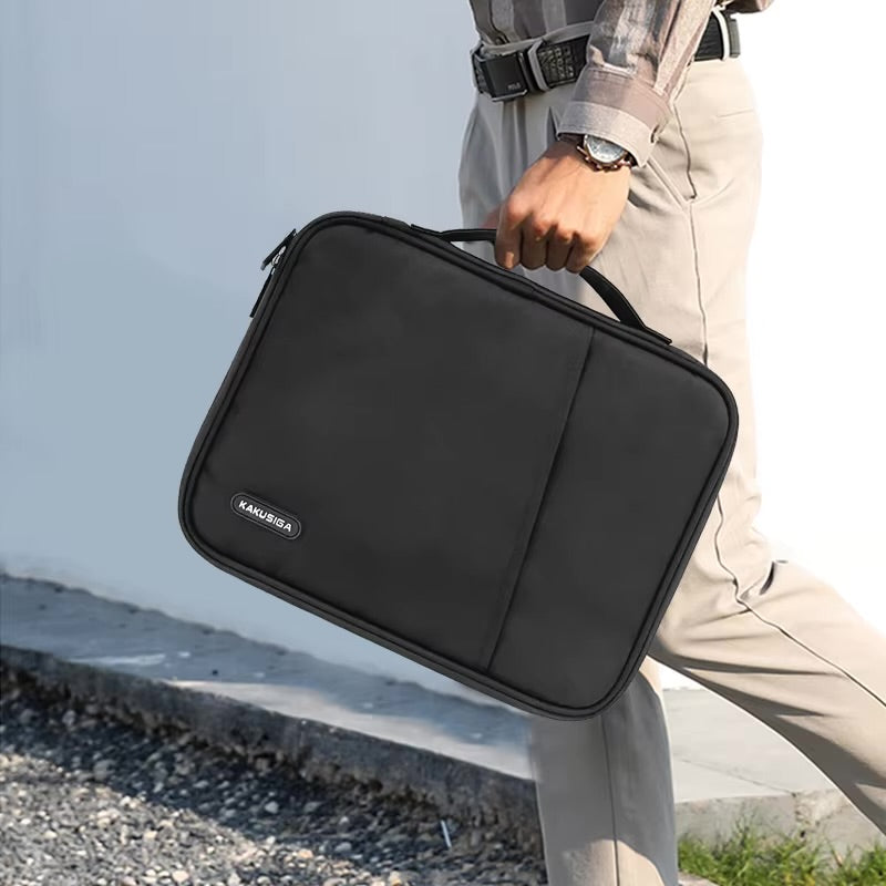 KAKUSIGA LANYUE black laptop bag with carry handle