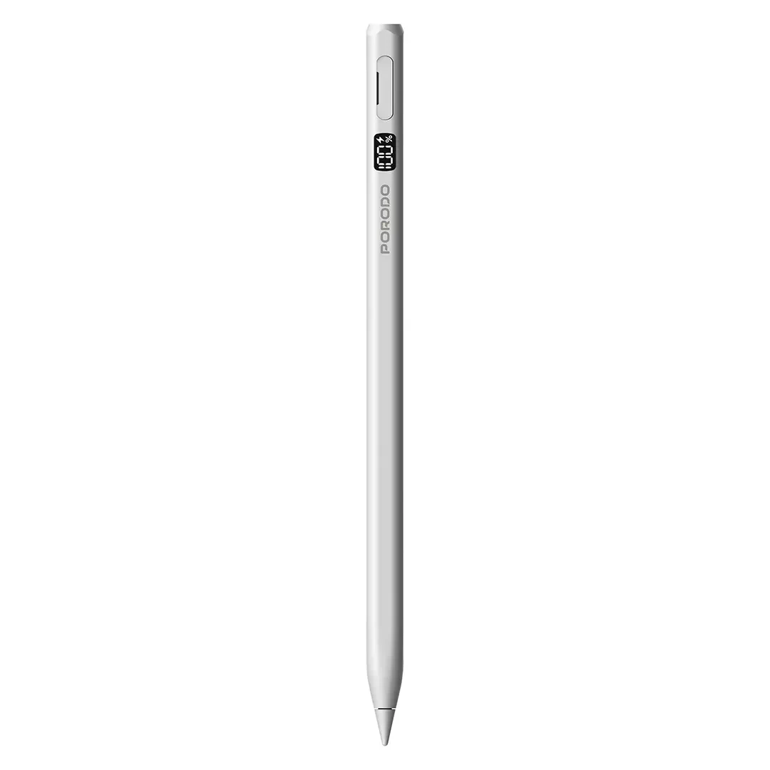 Porodo Wireless Digital Magnetic Stylus Pencil for iPad - White