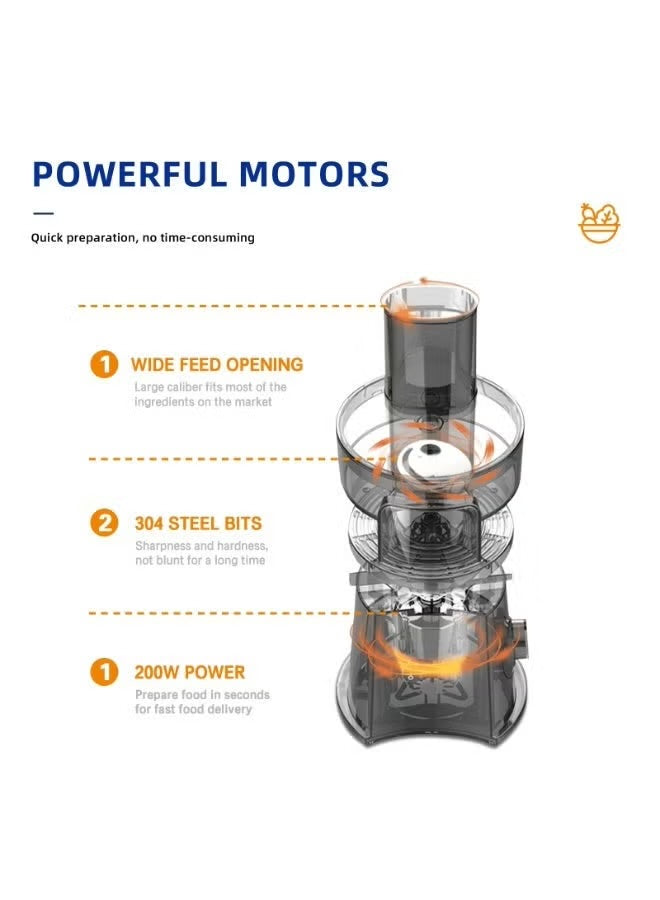 Sonifer salad maker 200W motor and stainless steel cutting system