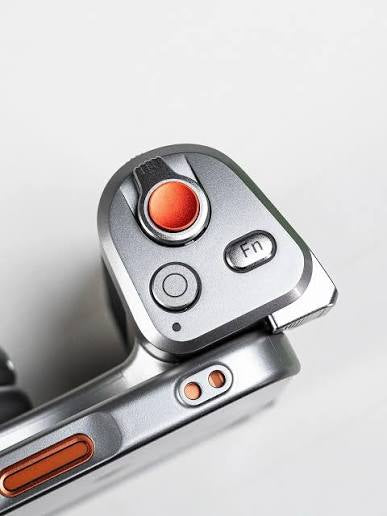 TELESIN Pro Shot Imaging Grip camera shutter dial and Fn controls detail
