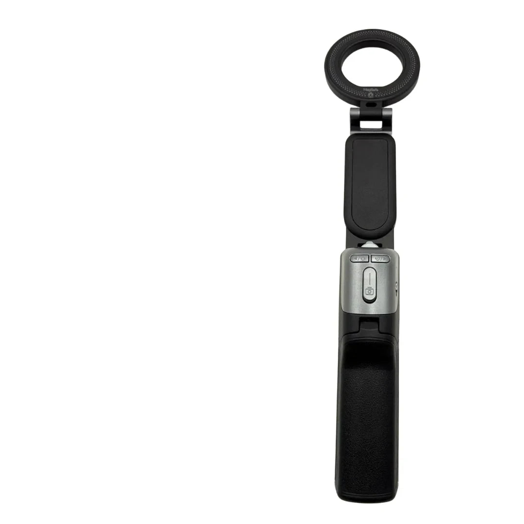 Front view of the black WONEW Z3 MagSafe grip stand